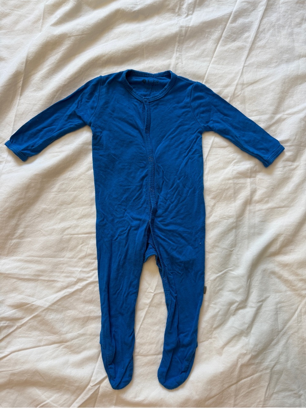 Kyte baby 0-3 blue button up sleeper